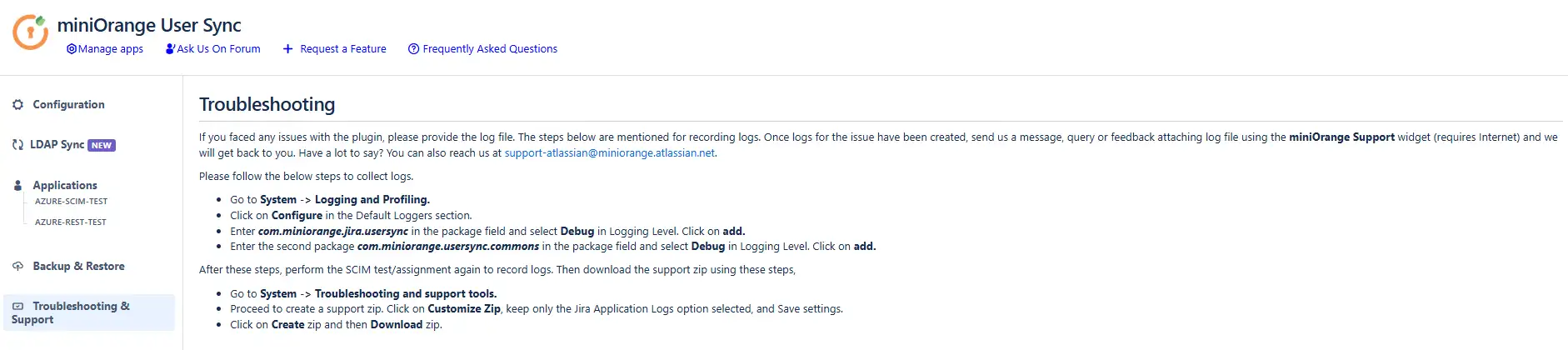 Troubleshooting-JIRA