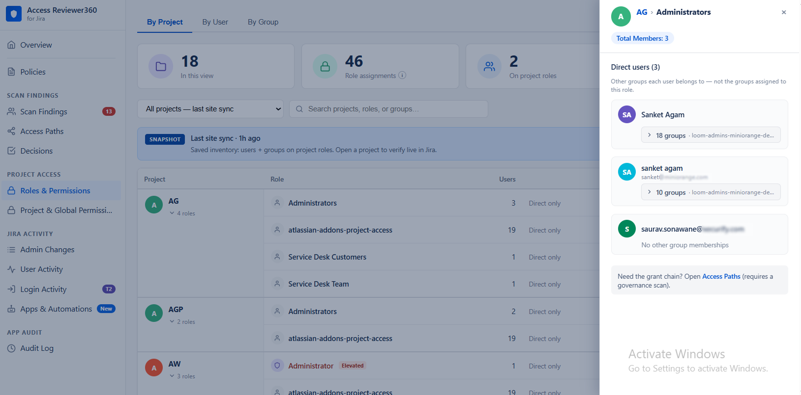 Access Reviewer360 Administrators