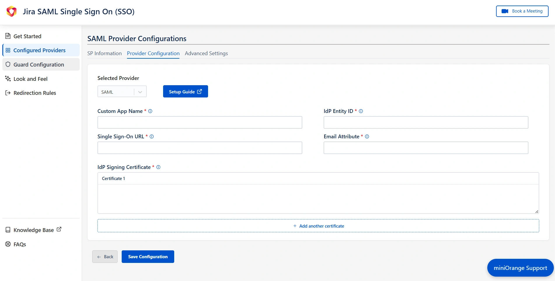 Post Configuration Custom App