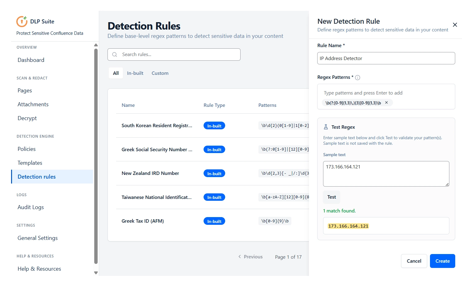 DLP Scanner Detection Rules