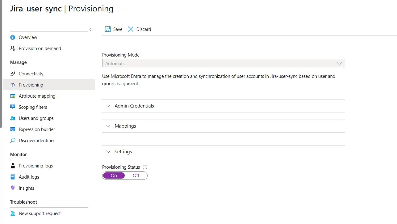 Set Provisioning