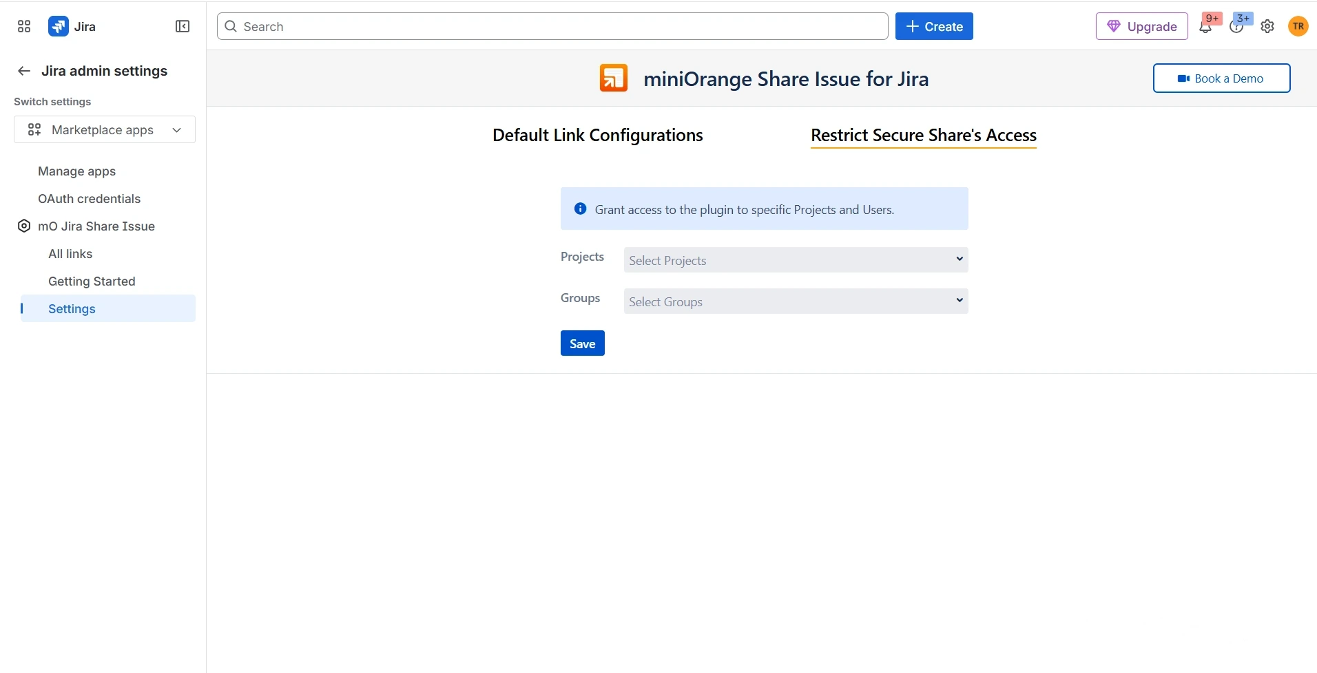 jira secure share cloud email links