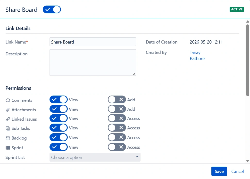 jira secure share cloud email links