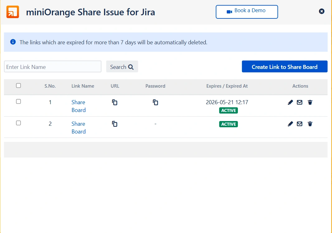 jira secure share cloud email links