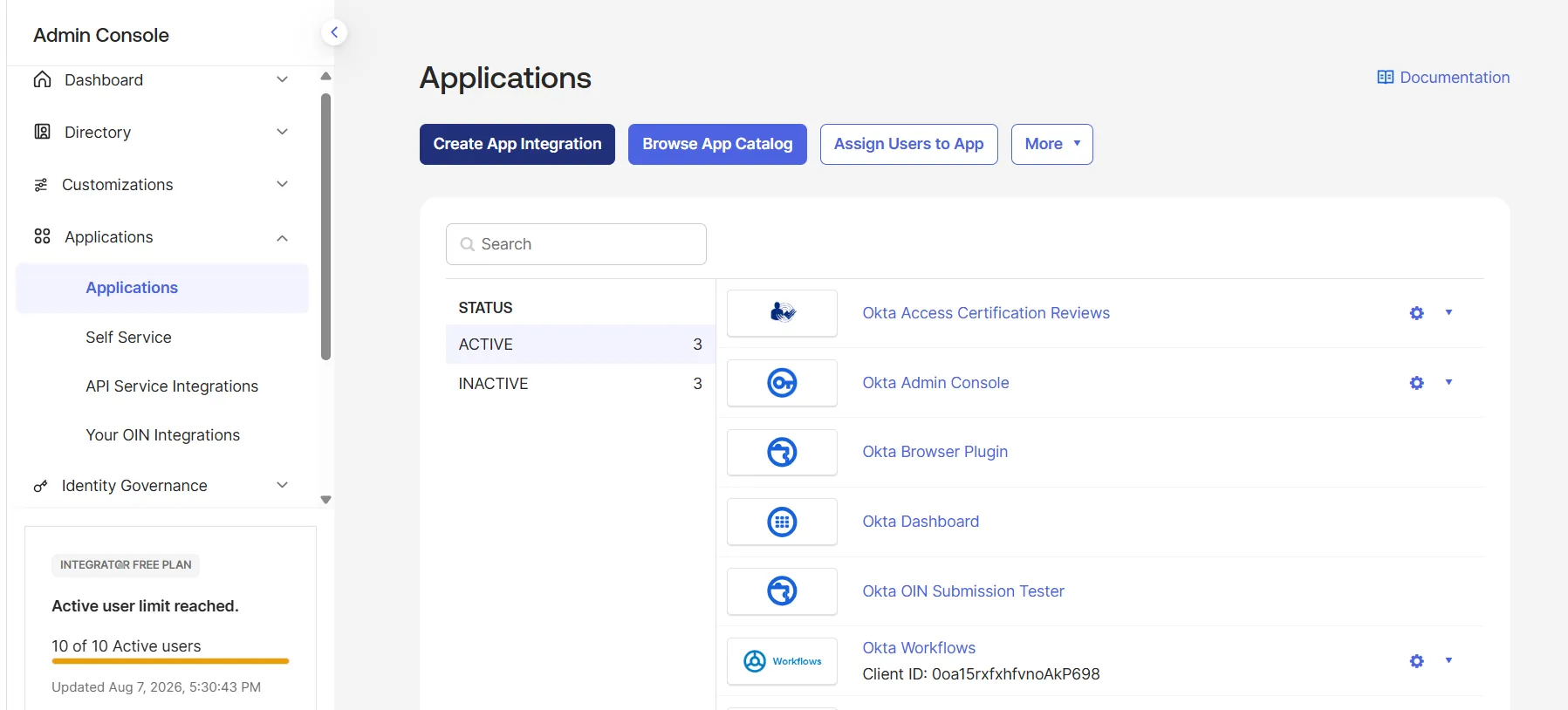Create App Integrations