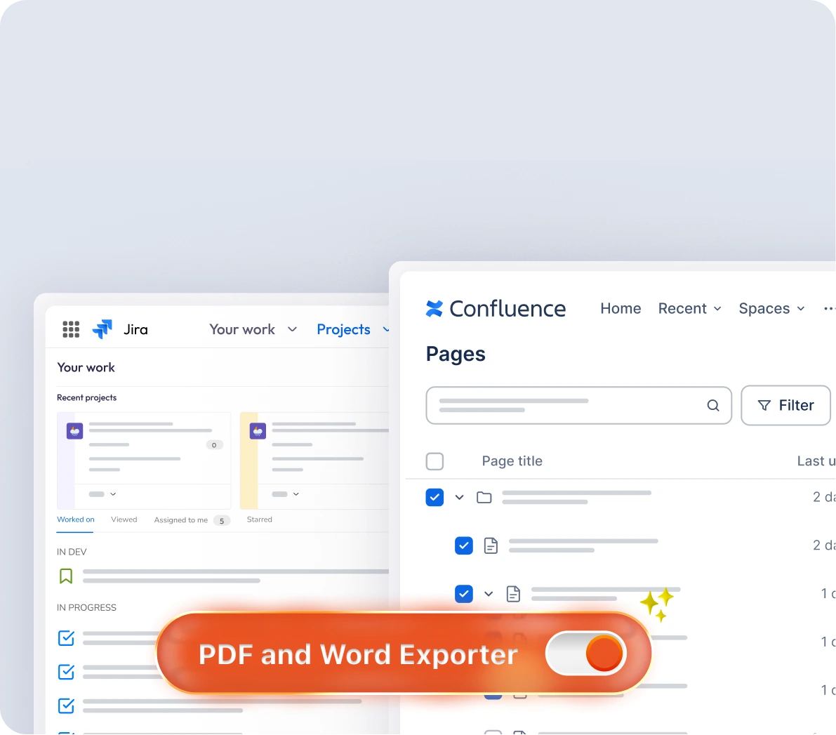 PDF and Word Exporter for Jira and Confluence
