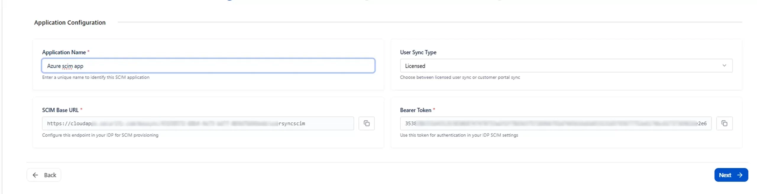 Application Configuration for Entra ID