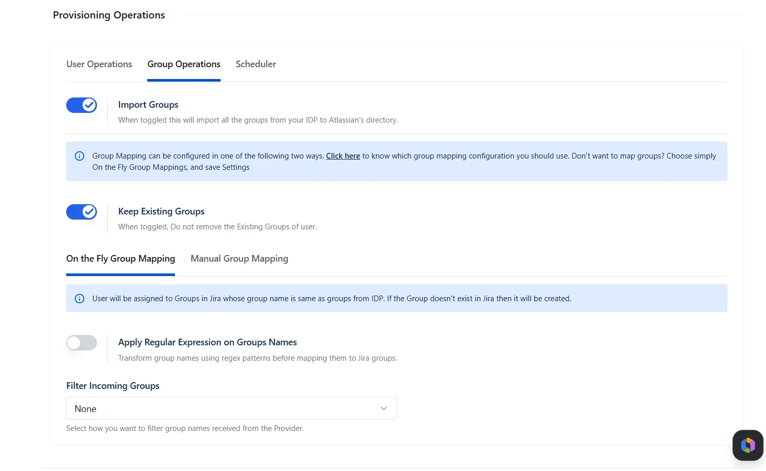 Group Provisioning Operations