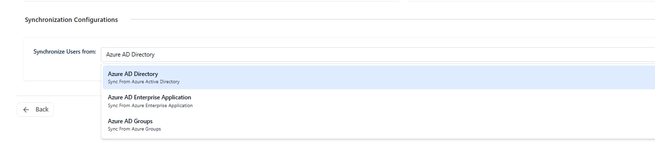 Synchronization Config for Entra ID