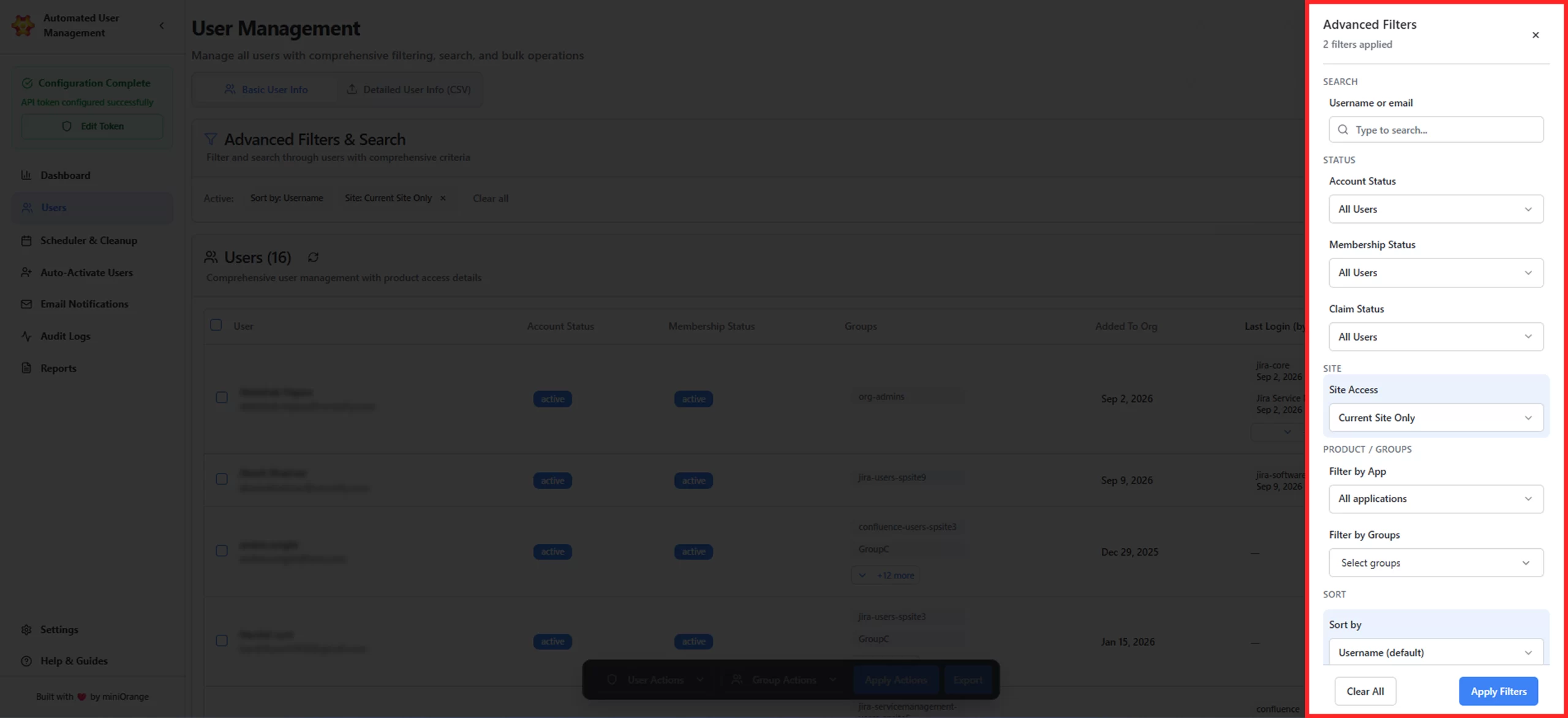 Jira Cloud Automated User Management