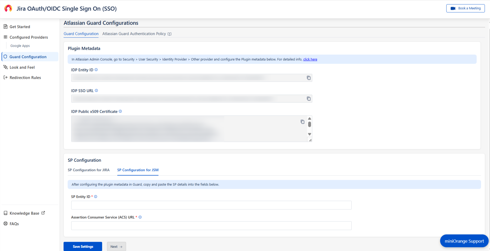 OAuth Cloud Guard Configuration for Google Apps