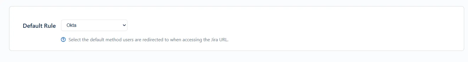 Jira OAuth Default Rule
