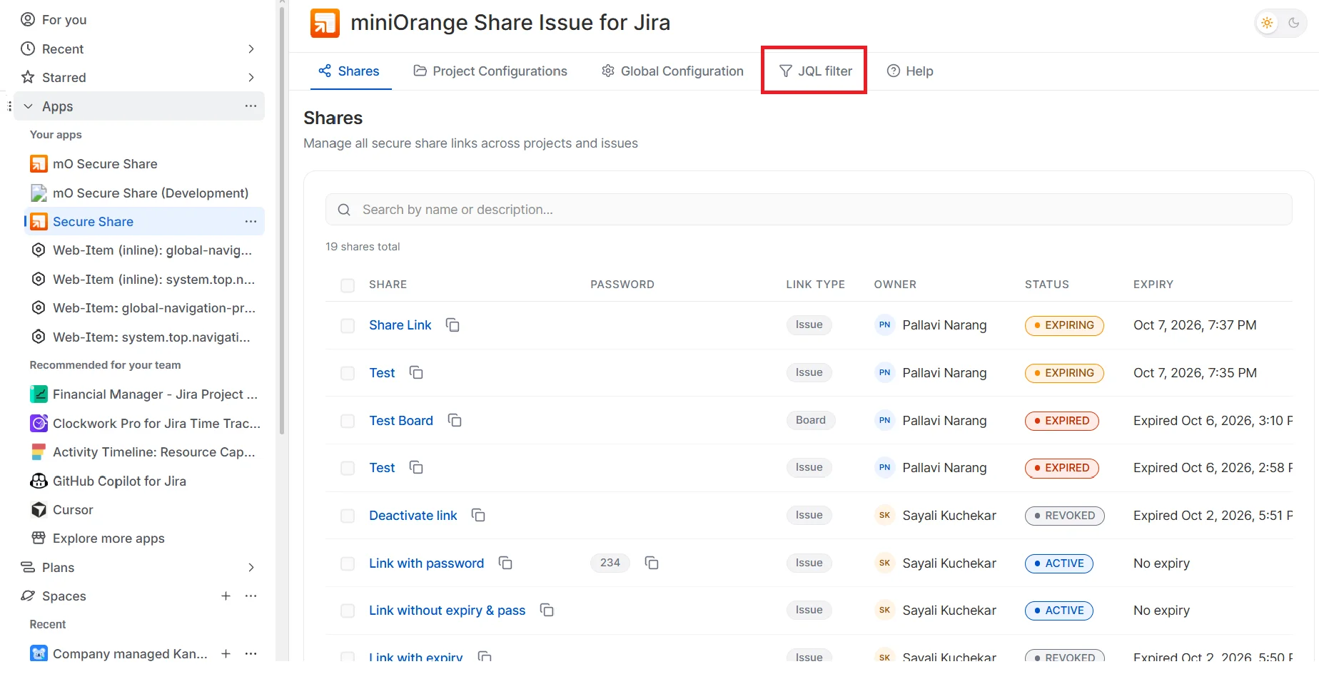 Open mO Secure Share app