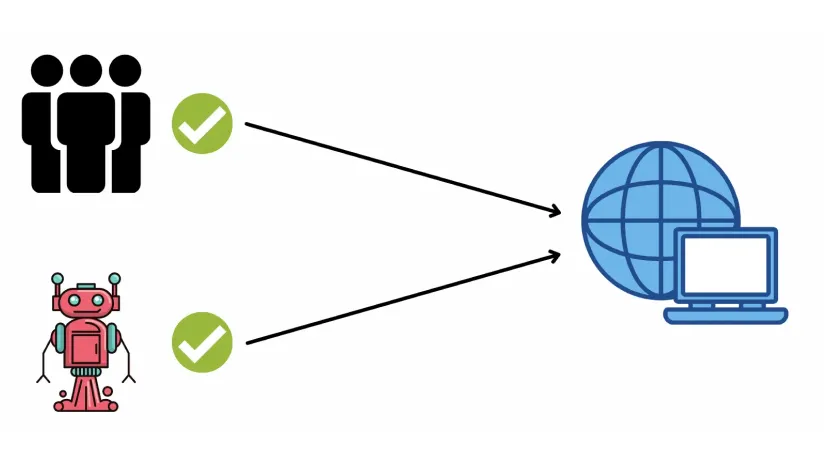 bot traffic for without reverse proxy