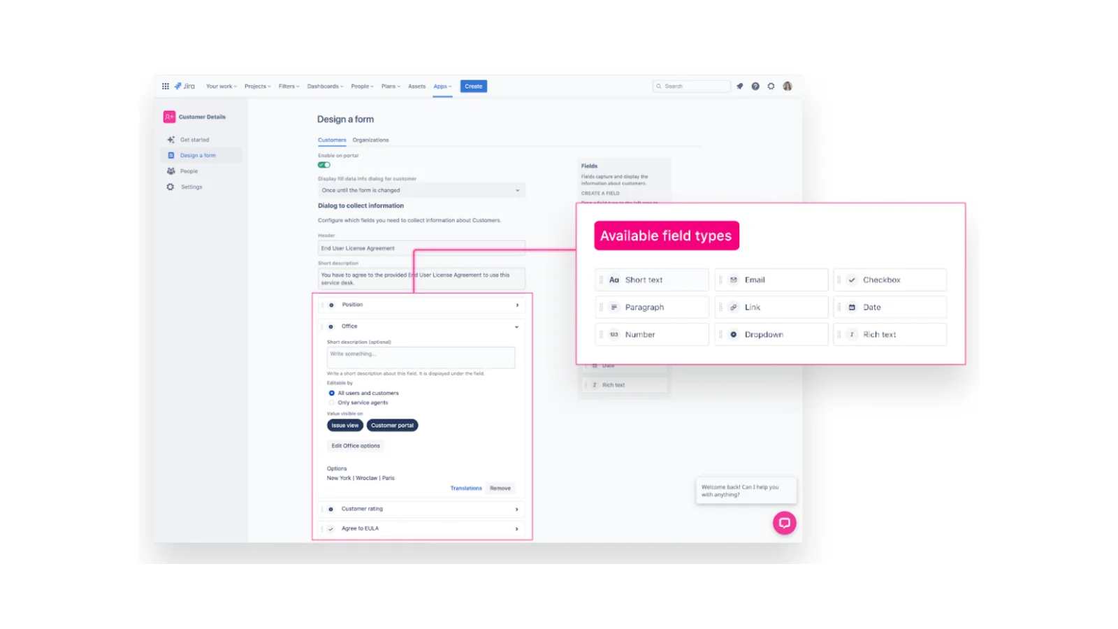 Jira Customer Fields