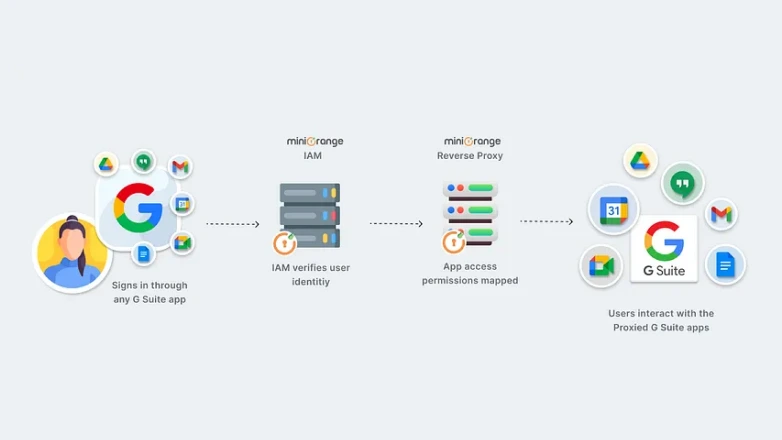 G Suite Workflow using Reverse Proxy