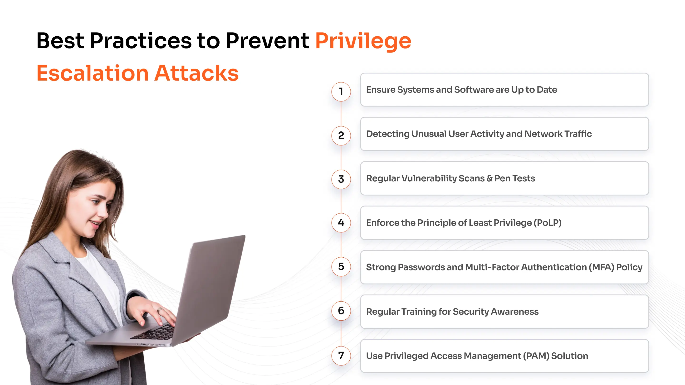  List of best practices to prevent privilege escalation attacks