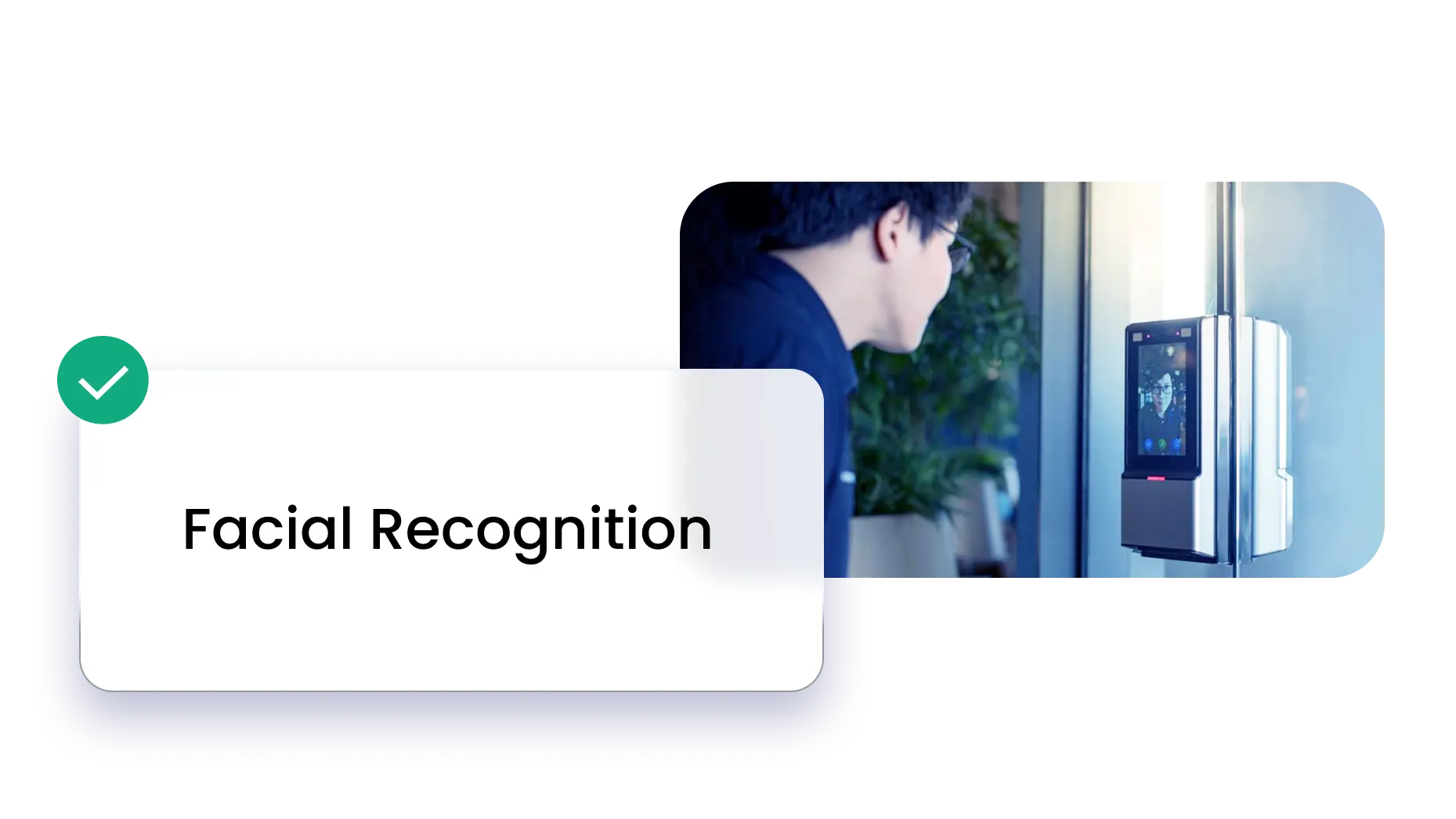Facial recognition used for biometric authentication