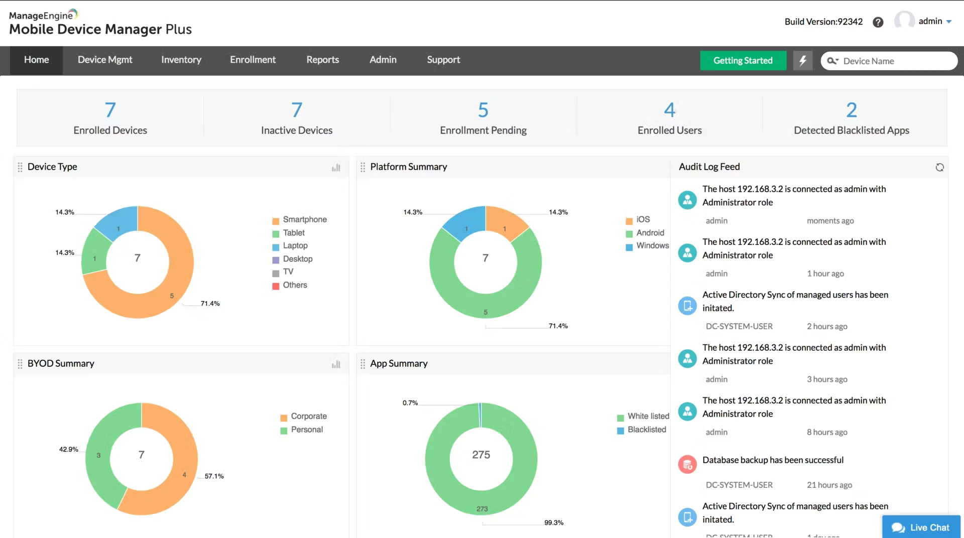 ManageEngine Mobile Device Manager Plus