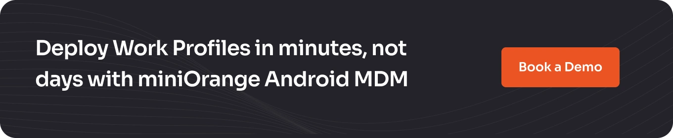 creating work profile android
