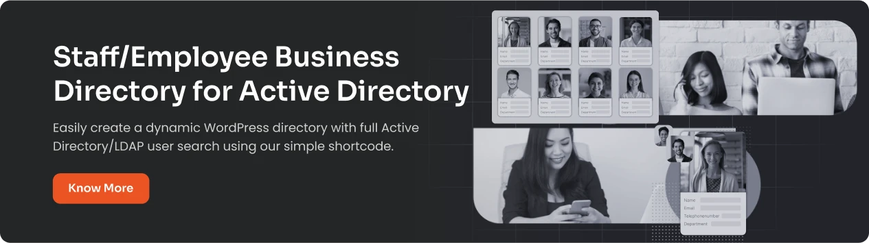 Active Directory Search | Staff Directory | Employee Directory