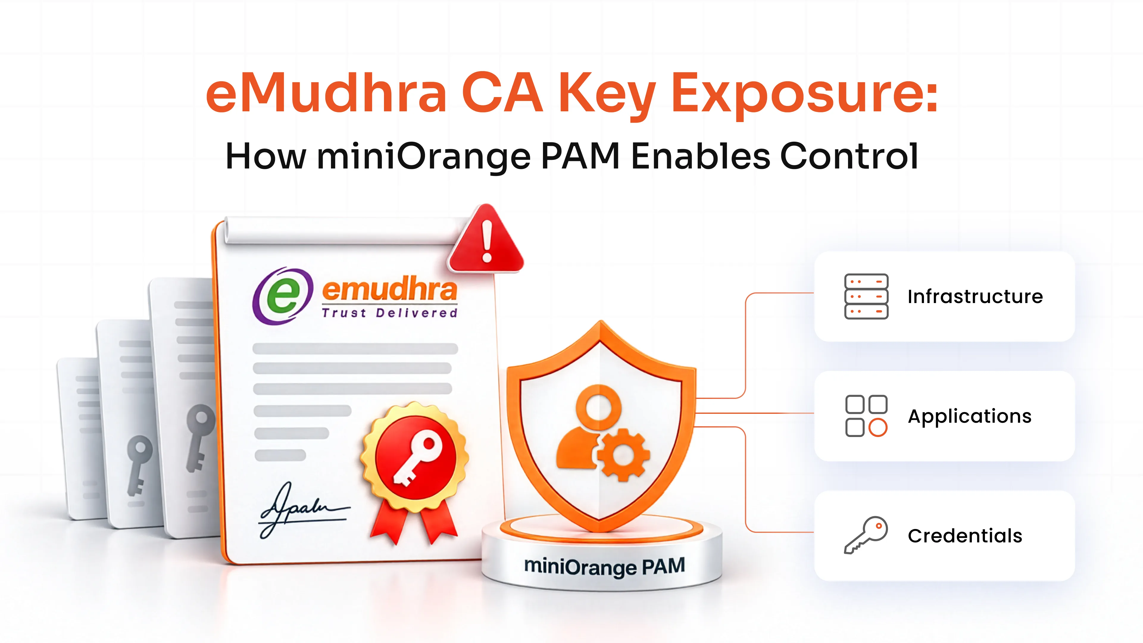 eMudhra CA Key Exposure: How miniOrange PAM Enables Control