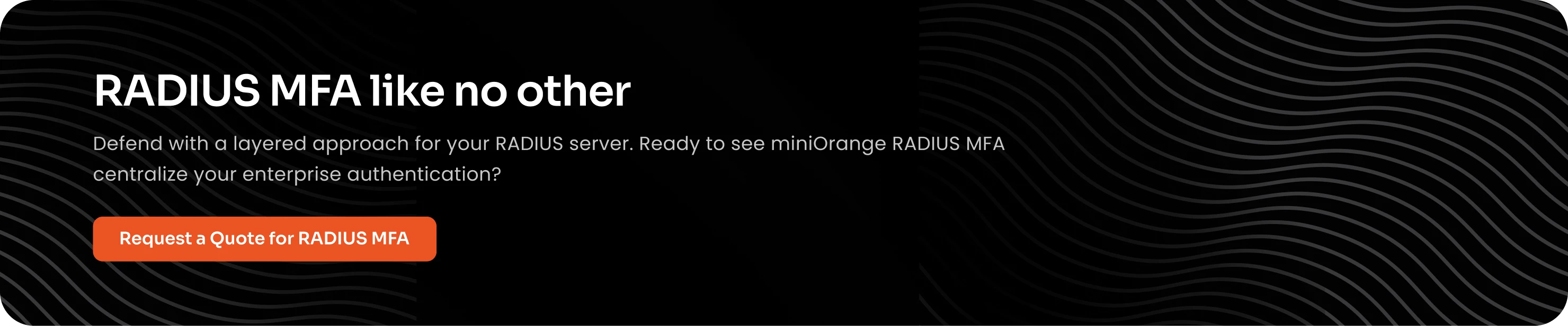 RADIUS MFA like no other