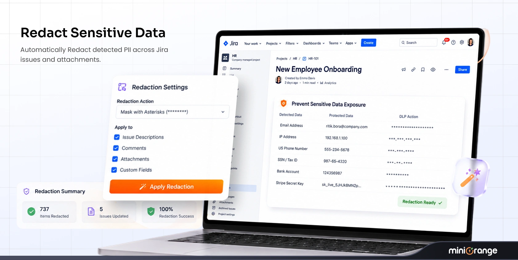 Redact Sensitive Data