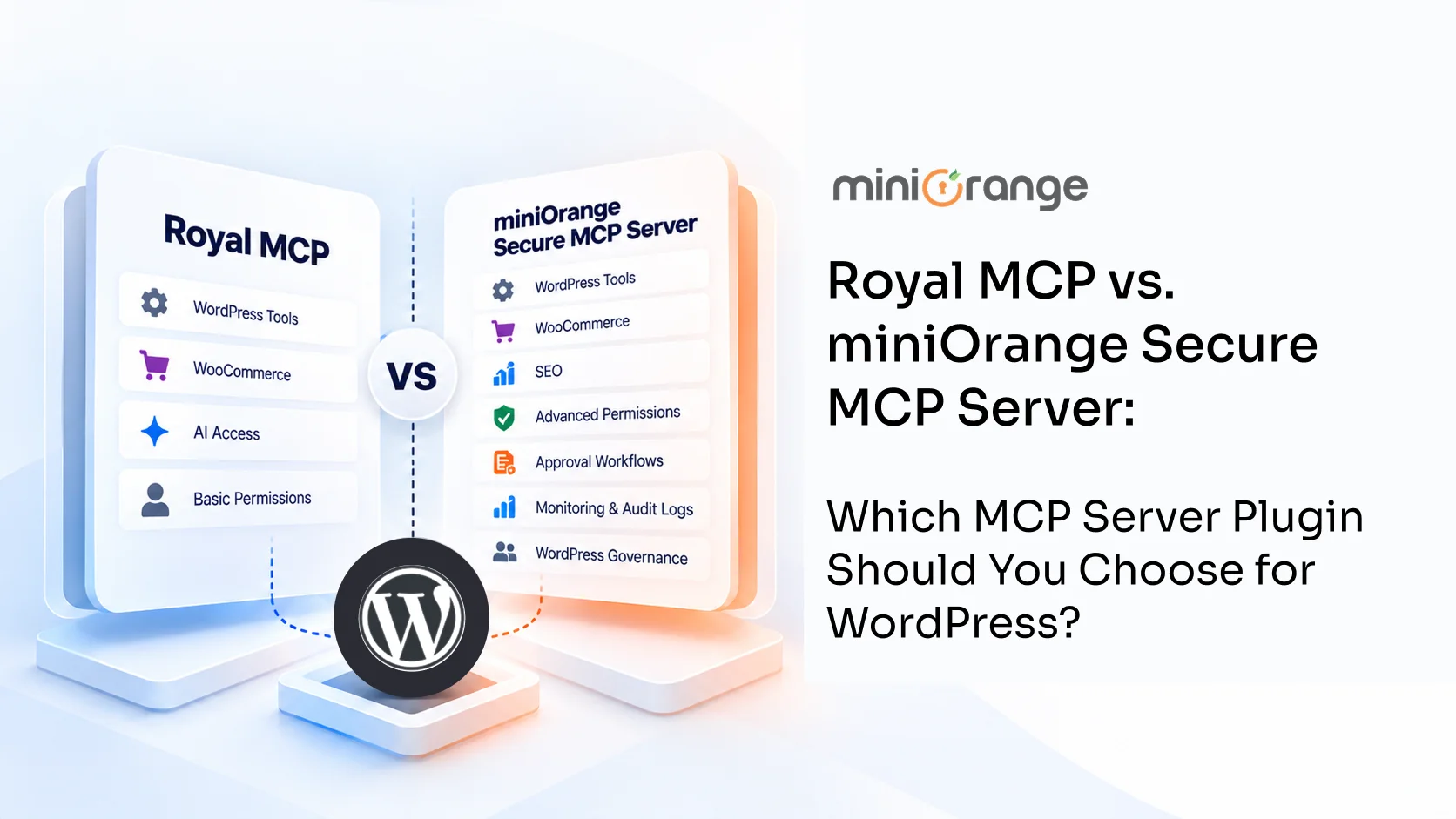 Royal MCP vs. miniOrange Secure MCP Server: Which MCP Server Plugin Should You Choose for WordPress?