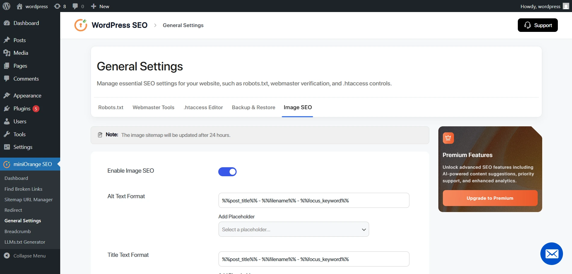WordPress SEO | Image SEO