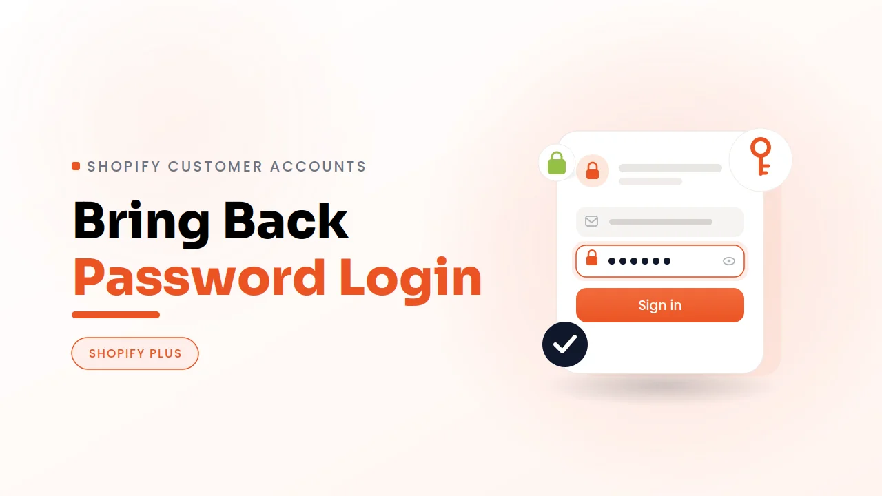 Shopify Email Password Login on Customer Accounts