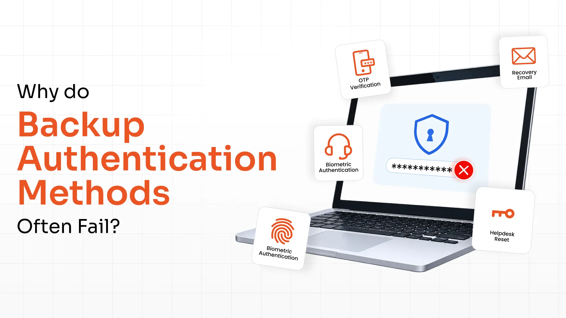 Why do Backup Authentication Methods Often Fail?