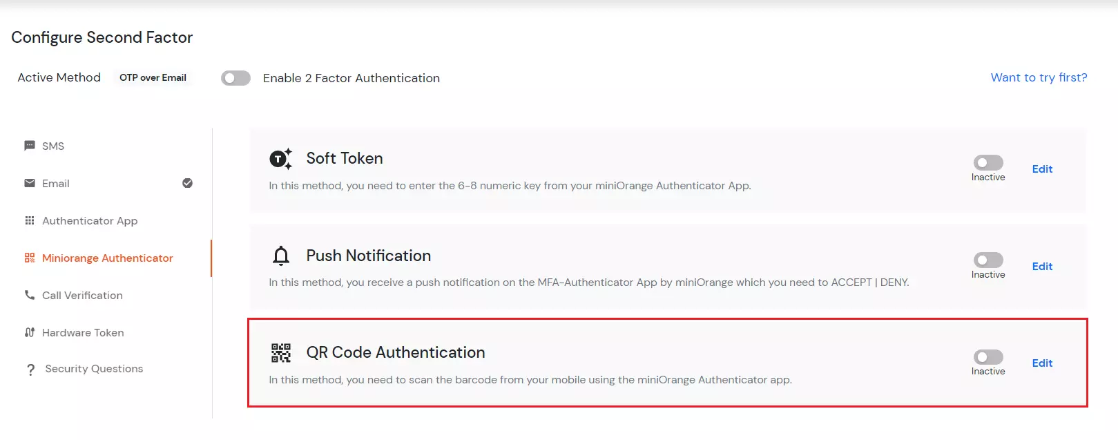 select MOBILE AUTHENTICATION