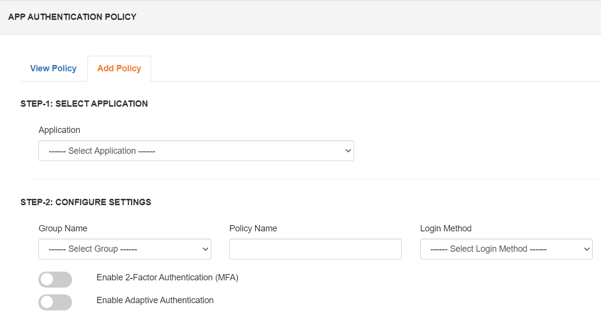 Role-based two-step verification (2FA) 