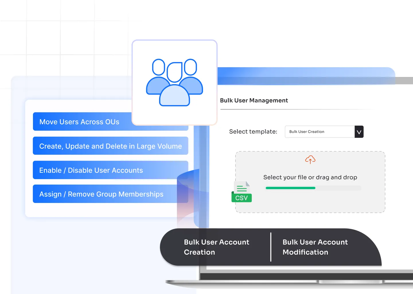 Bulk User Management in active directory
