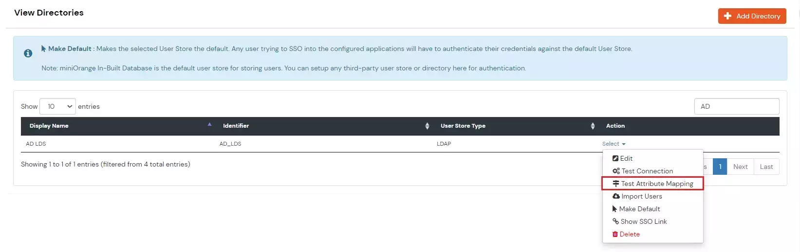 LDAP successful connection