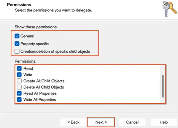 configure read and write access