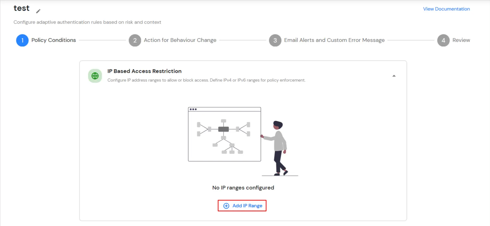 Adaptive Access Policy: Add IP Range