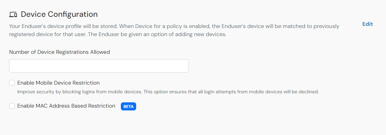 GSuite Device Restriction - Google Marketplace