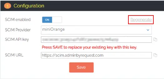 Admin By Request SCIM Provisioning: Regenerate API Key