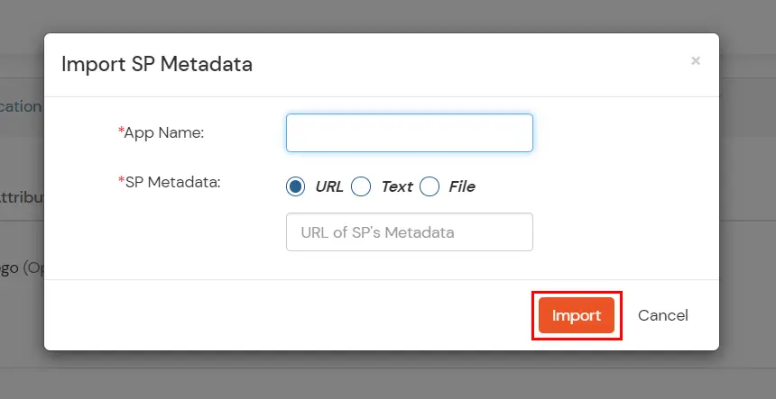 Autodesk Single Sign-On (SSO) Single Sign-On (SSO) Upload SP Metadata File in miniOrange Dashboard