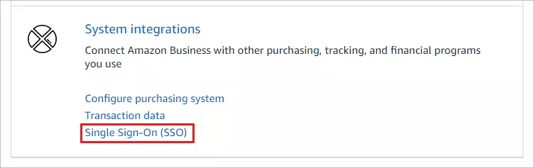 Amazon Business Single Sign-On (sso)