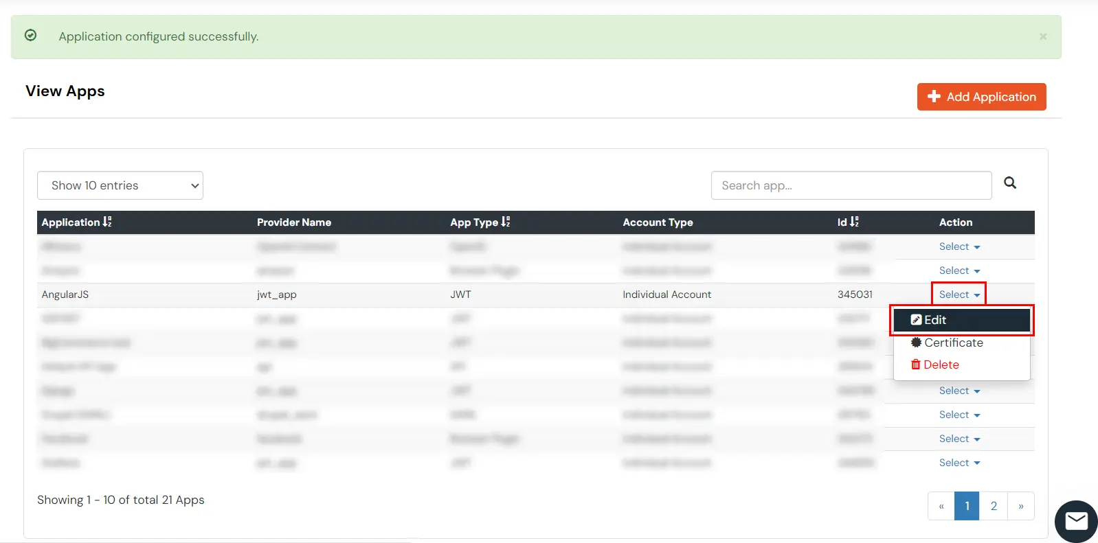 AngularJS SSO: Edit app
