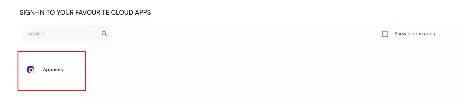 Appointy Single Sign-On (SSO) verify configuration