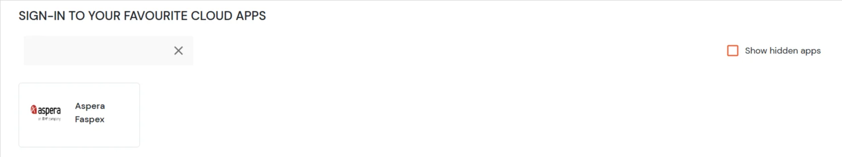 Aspera Faspex Single Sign-On (SSO) verify configuration