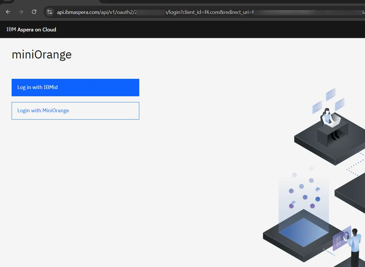 Aspera Faspex Single Sign-On (SSO) login