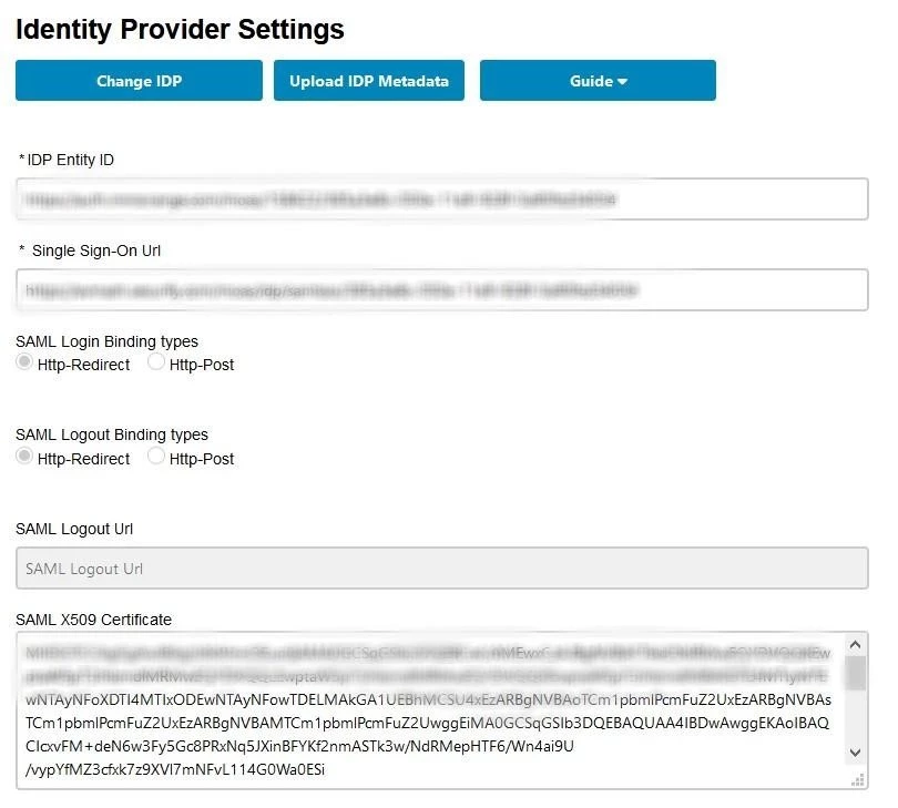 Umbraco Single Sign-On (SSO) - Enter IDP metadata manually