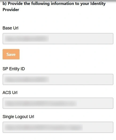Umbraco SAML Single Sign-On (SSO) - Copy SP Metadata