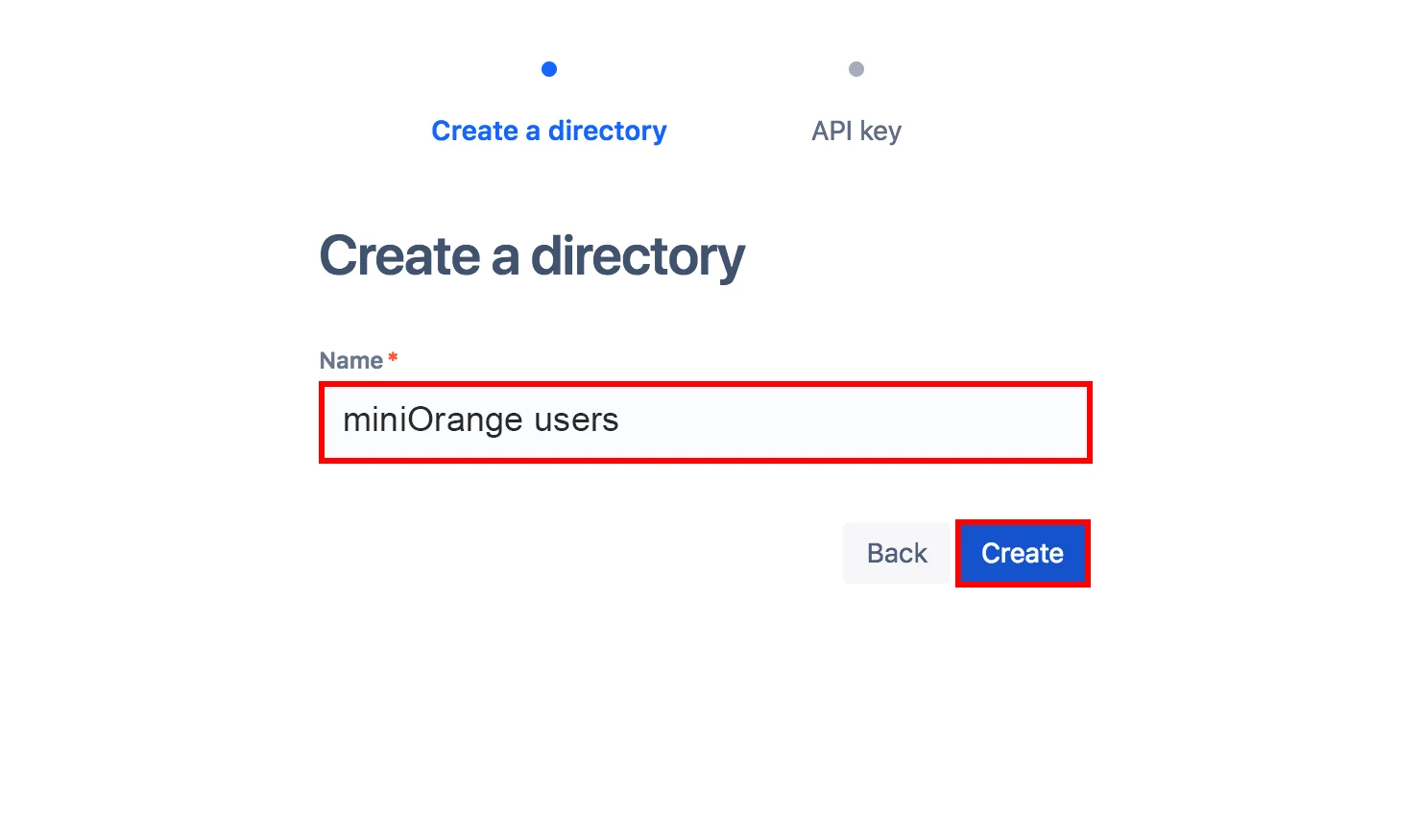 Atlassian Jira Cloud SCIM Provisioning : Create Directory
