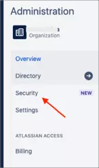 Atlassian Confluence Cloud Single Sign-On(SSO), select your organization 